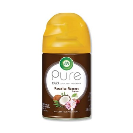 Reckitt Benckiser Air Wick, FRESHMATIC LIFE SCENTS ULTRA REFILL, PARADISE RETREAT, 5.89 OZ AEROSOL, 6PK 91099